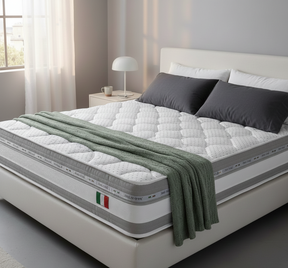 EVA Memory Foam 5cm SFODERABILE e LAVABILE MIS. 80X190X24